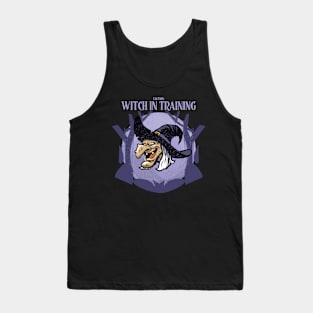 Caution: Witch In Training Halloween Tank Top